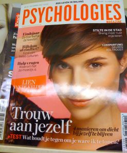 Coach Wim in Psychologies Magazine life coach Wim Annerel