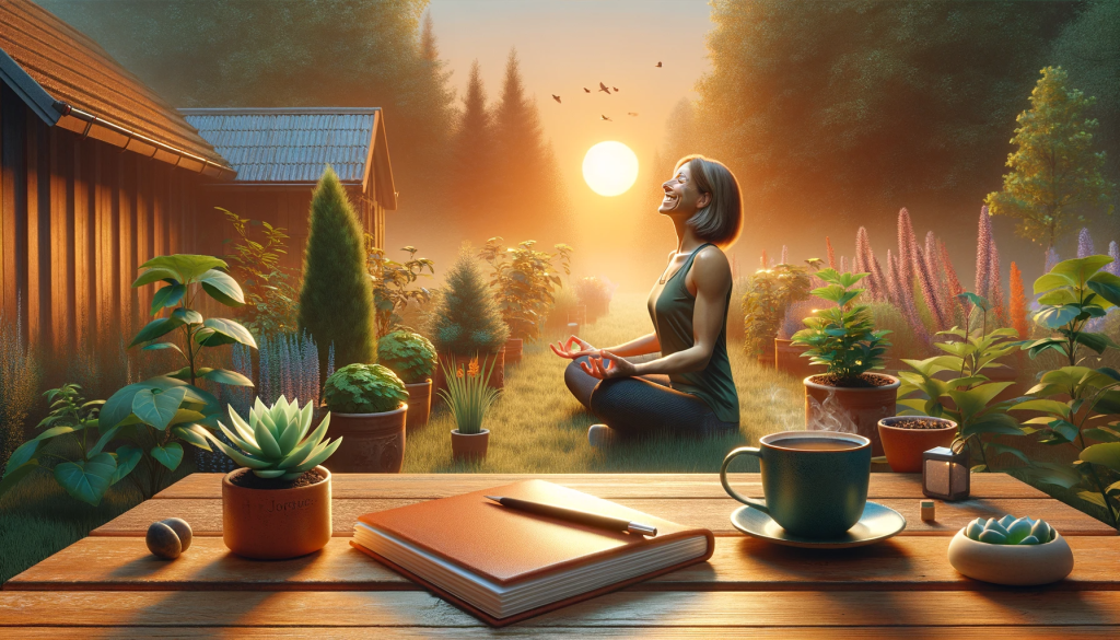 mental coach geeft tips voor meer plezier in je leven afbeelding vrouw ochtendzon