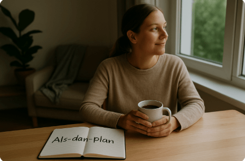 Als-dan plan is een implementatie-intentie, een breintruc van mental coach