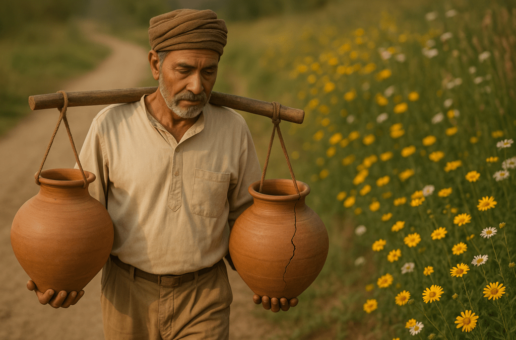 perfectionismecoaching foto waterdrager met kruiken 